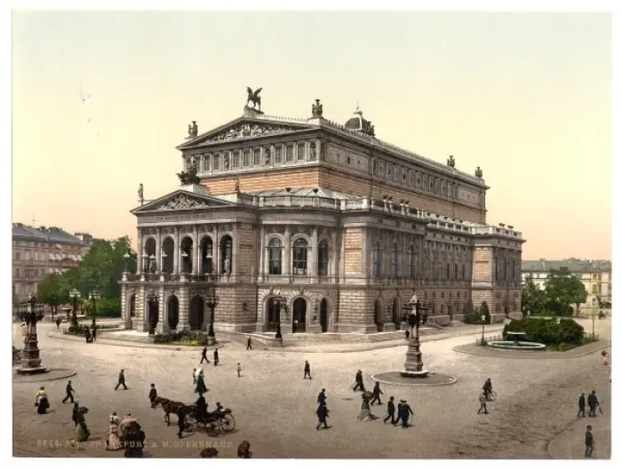 Framed Print : Opera House, Frankfort on Main (i. e. Frankfurt am Main), Ger Framed Print : Opera House, Frankfort on Main (i. e. Frankfurt am Main), Ger