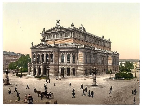 Opera House, Frankfort on Main (i. e. Frankfurt am Main), Ger