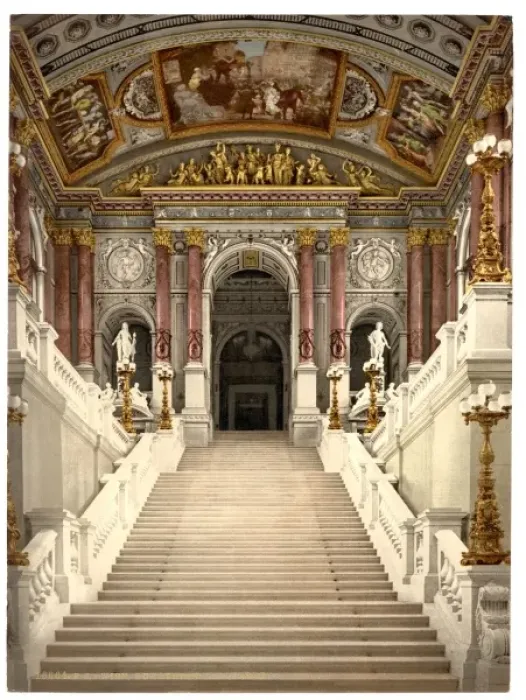 Framed Print : The Opera House, interior, Vienna, Austro-Hungary Framed Print : The Opera House, interior, Vienna, Austro-Hungary