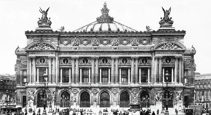 Framed Print : Opera House, Paris, France, early 1900s Framed Print : Opera House, Paris, France, early 1900s