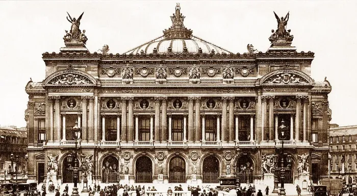 Framed Print : Opera House, Paris, France, early 1900s Framed Print : Opera House, Paris, France, early 1900s