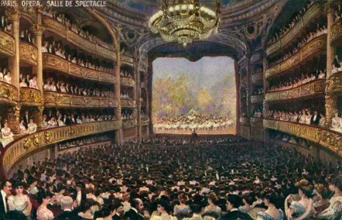 Framed Print : Opera / Paris / 1905 / Inside Framed Print : Opera / Paris / 1905 / Inside