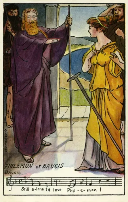 Framed Print : The opera Philemon & Baucis Framed Print : The opera Philemon & Baucis