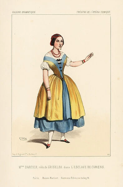 Opera singer Celestine Darcier as Griselda