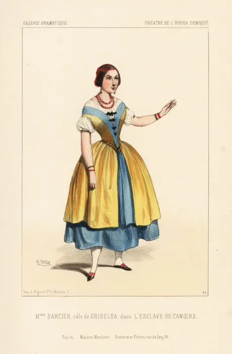 Framed Print : Opera singer Celestine Darcier as Griselda Framed Print : Opera singer Celestine Darcier as Griselda