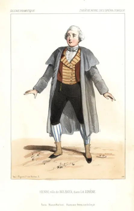 Framed Print : Opera singer Henri as Bolbaya in La Sirene, 1844 Framed Print : Opera singer Henri as Bolbaya in La Sirene, 1844