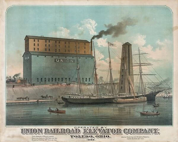 Operated by Union Railroad Elevator Company, Toledo, Ohio