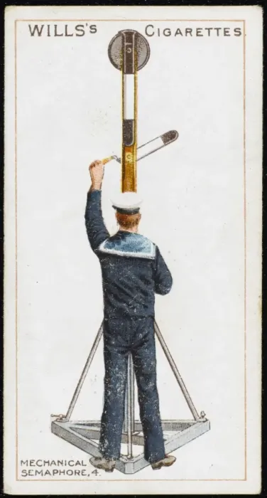 Framed Print : Operating Mech. Semaphore Framed Print : Operating Mech. Semaphore