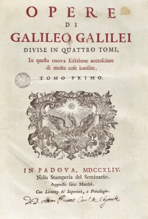 Framed Print : Opere de Galileo Galilei Framed Print : Opere de Galileo Galilei