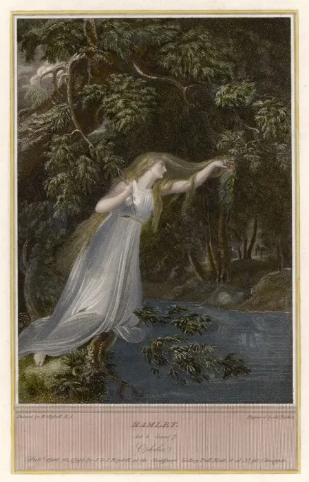 Framed Print : OPHELIA PLUNGES Framed Print : OPHELIA PLUNGES