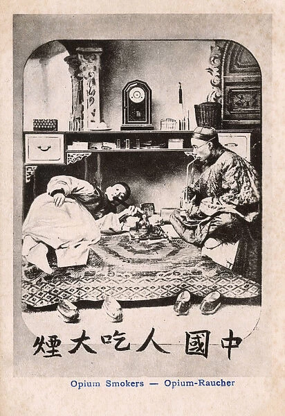Opium Smoking in China