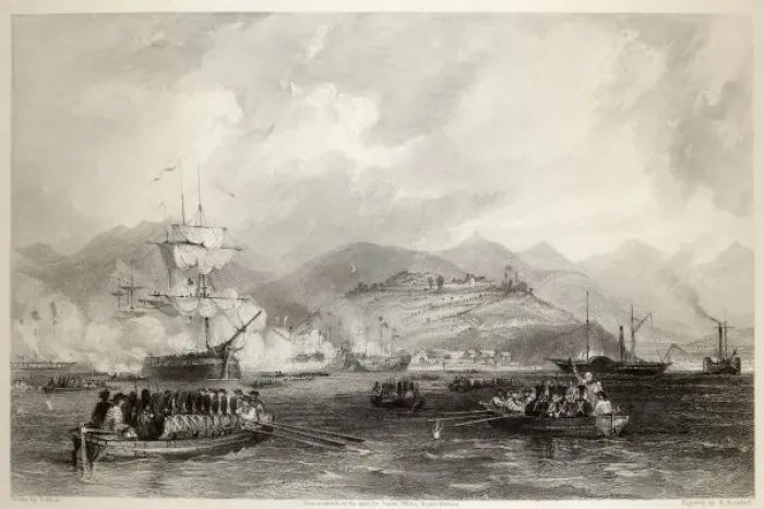 Framed Print : Opium Wars / Ting-Hai Framed Print : Opium Wars / Ting-Hai