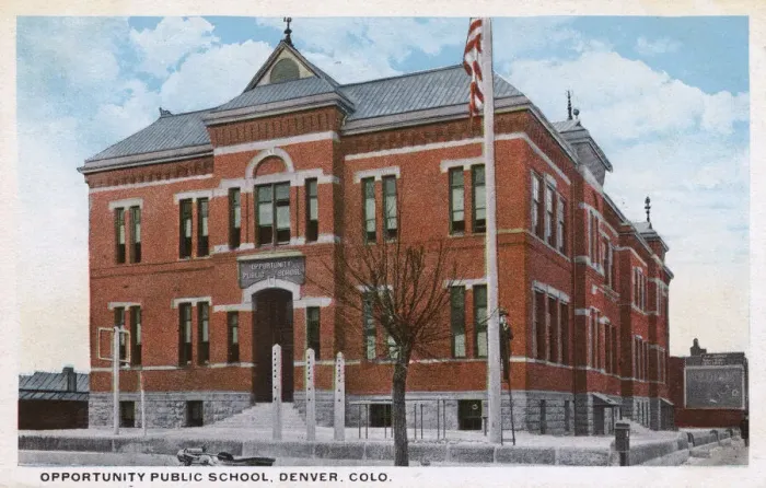 Framed Print : Opportunity Public School, Denver, Colorado, USA Framed Print : Opportunity Public School, Denver, Colorado, USA