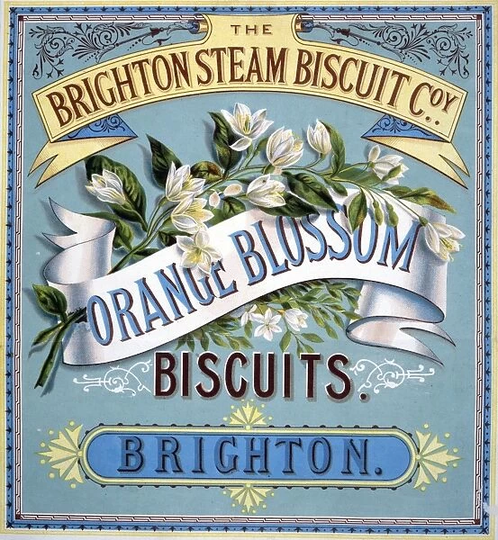 Orange Blossom Biscuits label