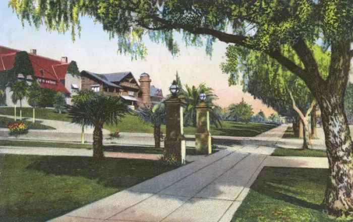 Framed Print : Orange Grove Avenue, Pasadena, California, USA
