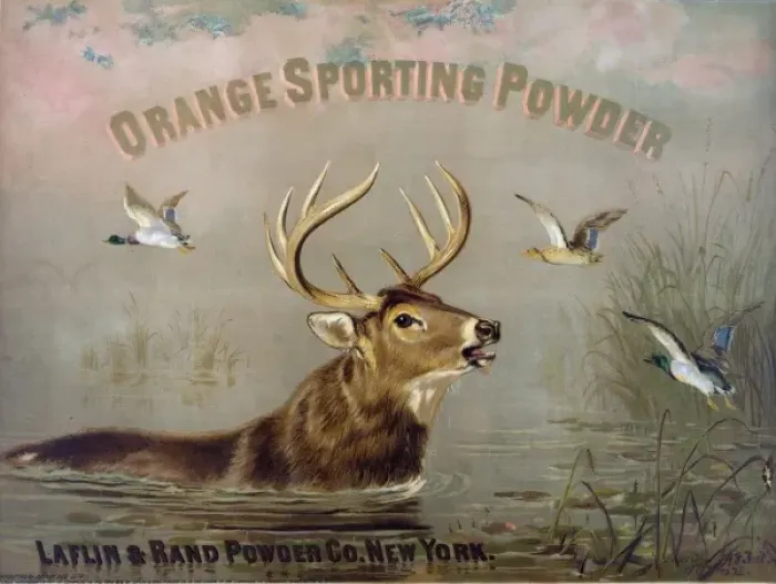 Framed Print : Orange sporting powder. Laflin & Rand Powder Co. New York Framed Print : Orange sporting powder. Laflin & Rand Powder Co. New York