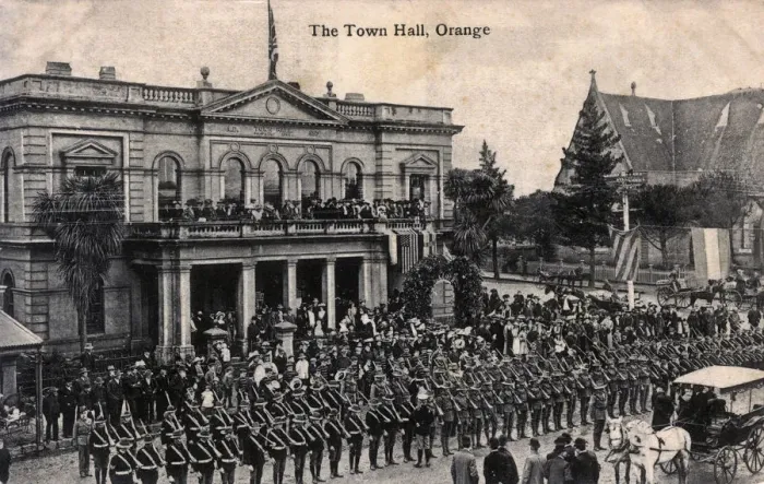 Framed Print : Orange Town Hall, New South Wales, Australia - Anson Street Framed Print : Orange Town Hall, New South Wales, Australia - Anson Street