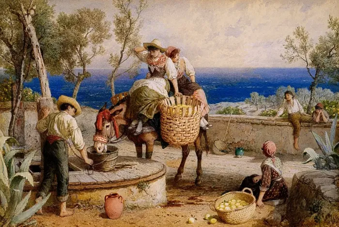 Framed Print : Oranges and Lemons Mediterranean Framed Print : Oranges and Lemons Mediterranean