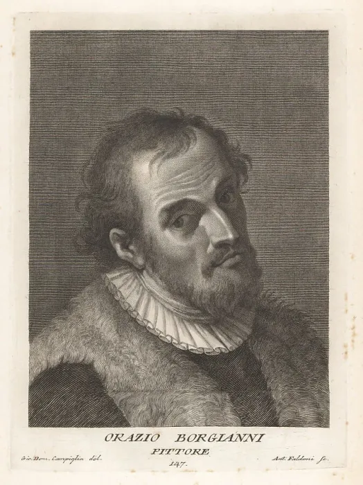 Framed Print : Orazio Borgianni, Italian painter and etcher, 1574-1616 Framed Print : Orazio Borgianni, Italian painter and etcher, 1574-1616