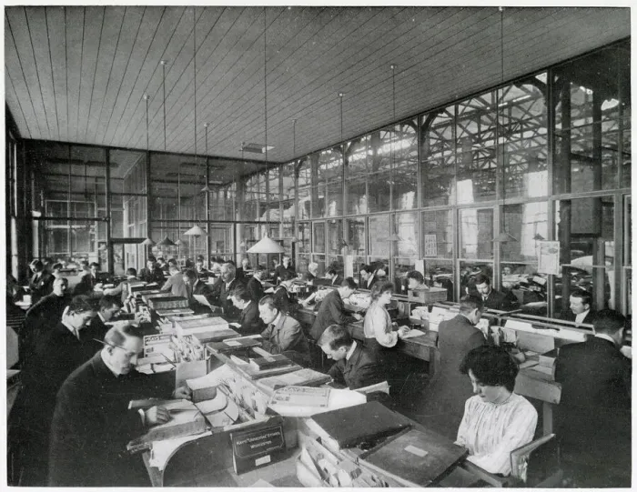 Framed Print : Order Office at Kays Stores 1905 Framed Print : Order Office at Kays Stores 1905