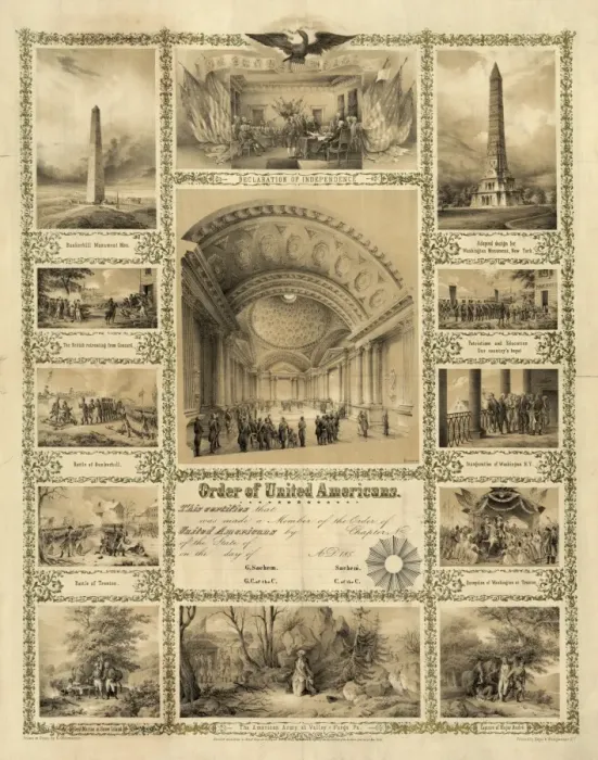 Framed Print : Order of United Americans Framed Print : Order of United Americans