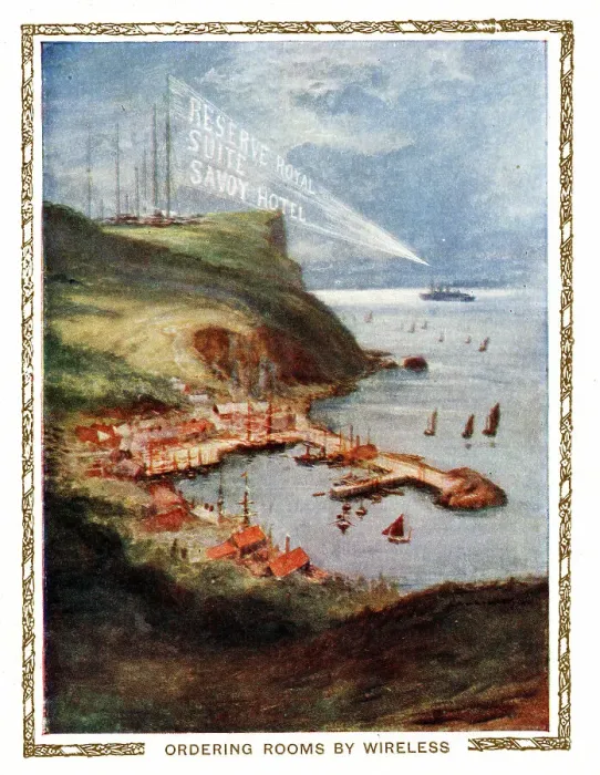 Framed Print : Ordering rooms by wireless, The Savoy Hotel, London Framed Print : Ordering rooms by wireless, The Savoy Hotel, London