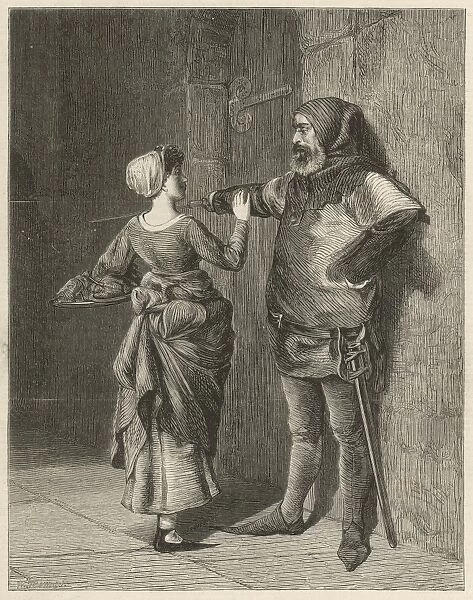 Against Orders: A gaoler bars a woman from the cell