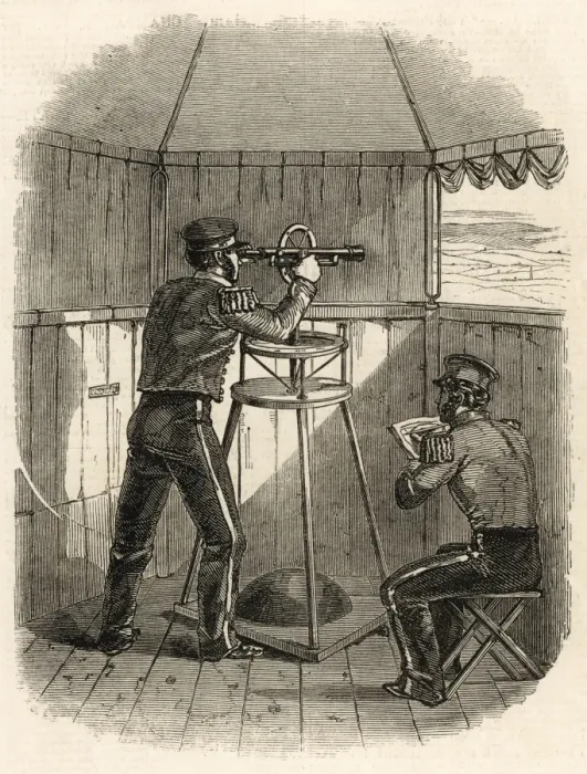 Framed Print : Ordnance Survey Observatory, London, 1848 Framed Print : Ordnance Survey Observatory, London, 1848