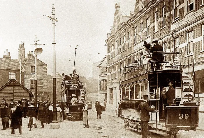 Framed Print : Orford Place Norwich Edwardian period, early 1900s Framed Print : Orford Place Norwich Edwardian period, early 1900s