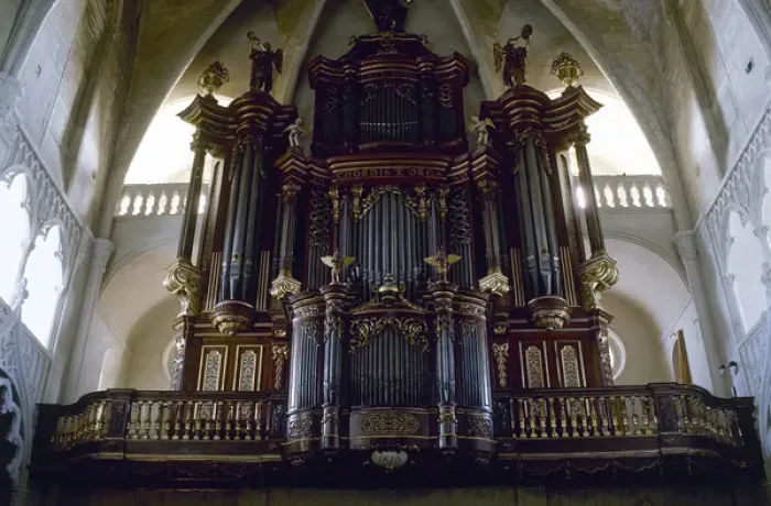Framed Print : Organ of the Church of Santa Maria Maggiore, built around 18 Framed Print : Organ of the Church of Santa Maria Maggiore, built around 18