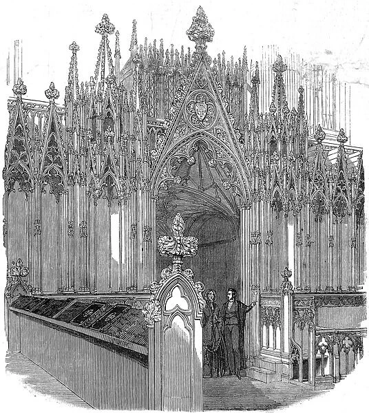 The Organ Screen, Westminster Abbey, 1848