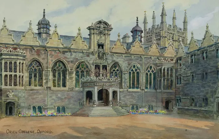 Framed Print : Oriel College, Oxford, Oxfordshire Framed Print : Oriel College, Oxford, Oxfordshire