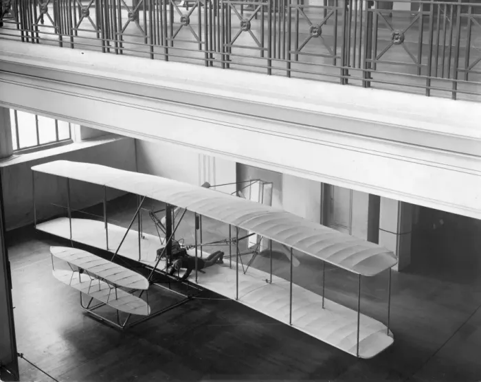 Framed Print : The original 1903 Wright Flyer on display - Science Museum Framed Print : The original 1903 Wright Flyer on display - Science Museum