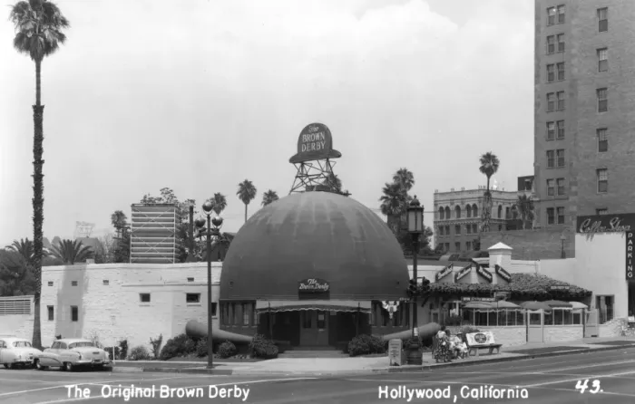 Framed Print : Original Brown Derby Restaurant, Hollywood, USA Framed Print : Original Brown Derby Restaurant, Hollywood, USA
