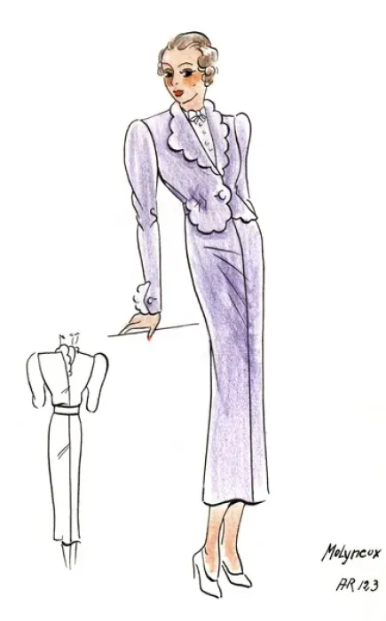 Framed Print : Original Fashion Illustration by Dora Sprinzel Framed Print : Original Fashion Illustration by Dora Sprinzel