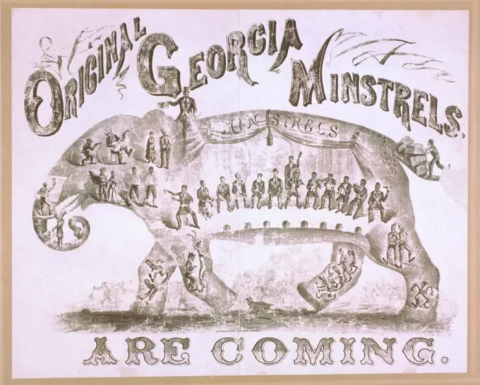 Framed Print : Original Georgia Minstrels are coming Framed Print : Original Georgia Minstrels are coming
