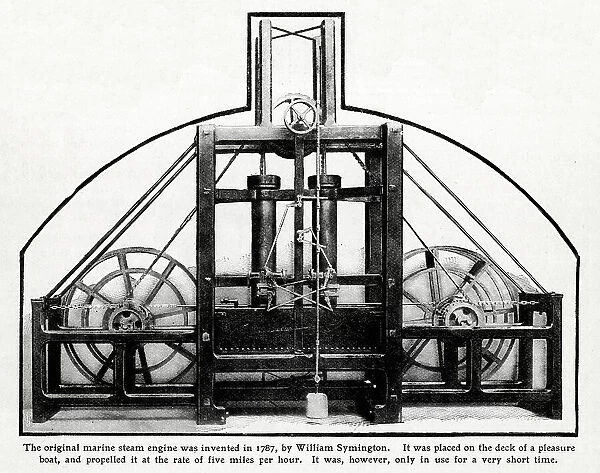 Original marine steam engine invented by Symington