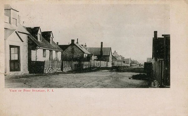 Original settlers cottages, Port Stanley, Falkland Islands