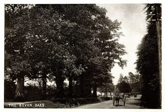 Framed Print : The original Seven Oaks, Sevenoaks, Kent