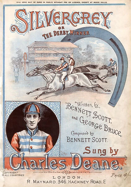 Original Sheet Music Cover - Horseracing