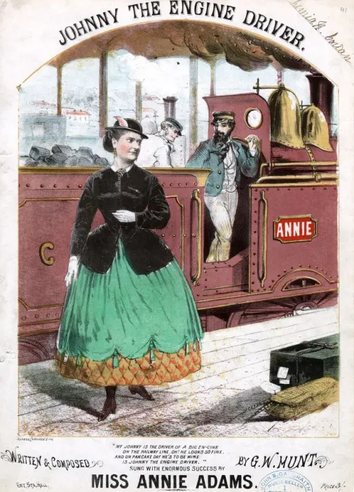 Framed Print : Original Sheet Music Cover - Railways Framed Print : Original Sheet Music Cover - Railways