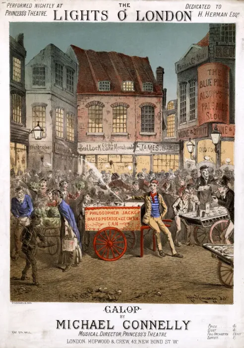 Framed Print : Original Sheet Music Cover - Street Traders etc Framed Print : Original Sheet Music Cover - Street Traders etc