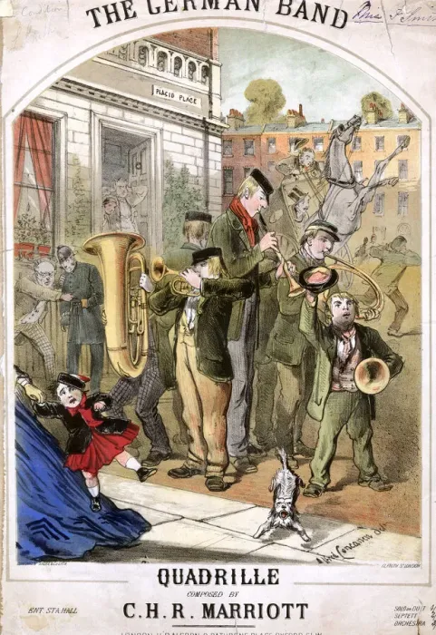 Framed Print : Original Sheet Music Cover - Street Traders etc Framed Print : Original Sheet Music Cover - Street Traders etc