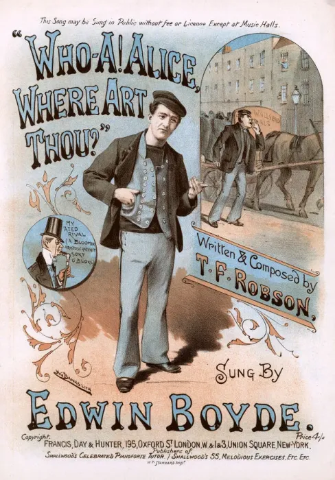 Framed Print : Original Sheet Music Cover - Street Traders etc Framed Print : Original Sheet Music Cover - Street Traders etc