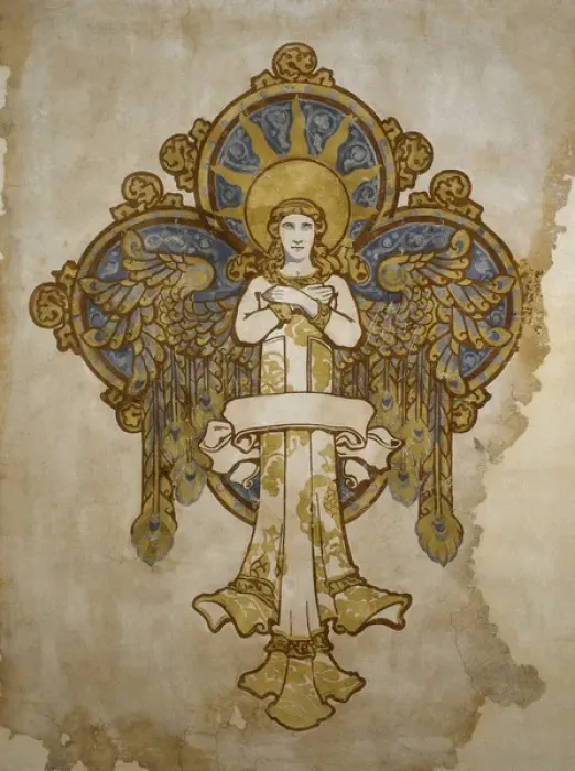 Framed Print : Original sketch depicting an angel Framed Print : Original sketch depicting an angel