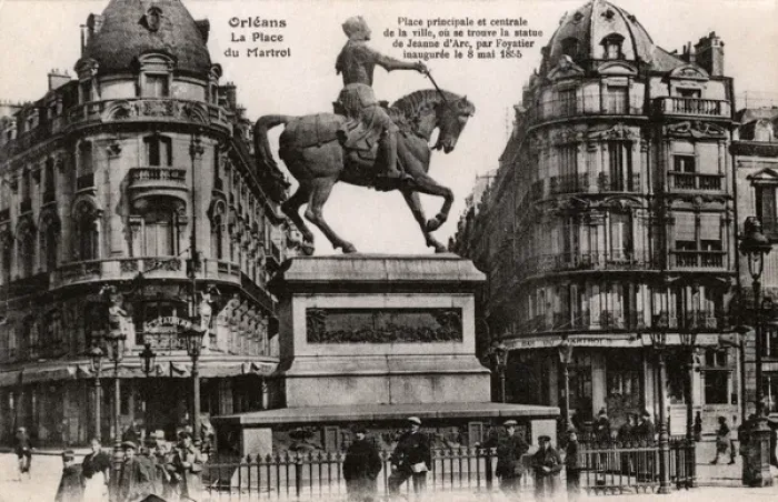 Framed Print : Orleans, France - La Place du Martrol - Joan of Arc statue Framed Print : Orleans, France - La Place du Martrol - Joan of Arc statue
