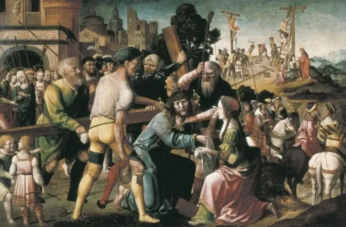 Framed Print : ORLEY, Bernard van (1488-1542). Road to Calvary Framed Print : ORLEY, Bernard van (1488-1542). Road to Calvary