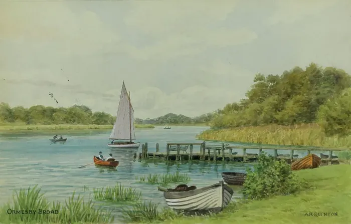Framed Print : Ormesby Broad, Norfolk Broads Framed Print : Ormesby Broad, Norfolk Broads