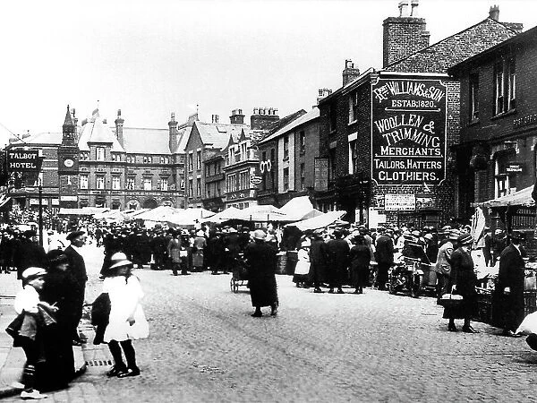 Ormskirk Market Day early 1900s
