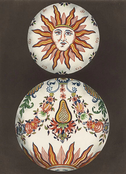 Ornamental ceramic sphere from Sinceny, France